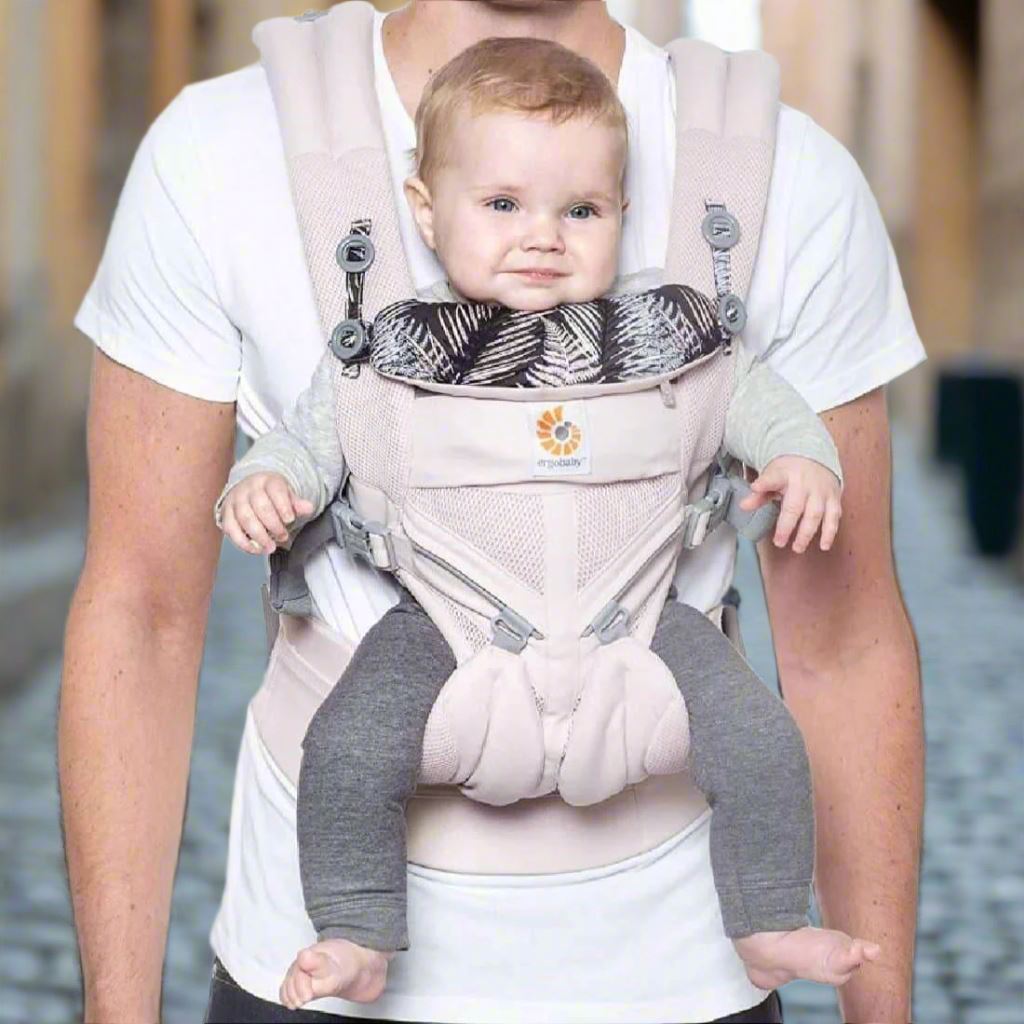 Porte Bébé - BreathBabyBag™ - Rose Maille - Juste pour Bébé