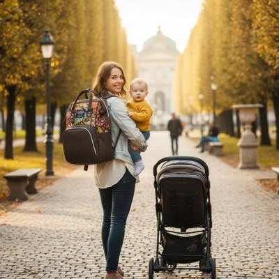 Sac a langer maman bebe poussette
