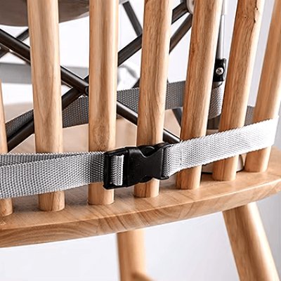 Chaise Pliante - BabyBoosterSeat™ - Gris - Juste pour Bébé