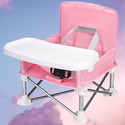 Chaise Pliante - BabyBoosterSeat™ - Rose - Juste pour Bébé