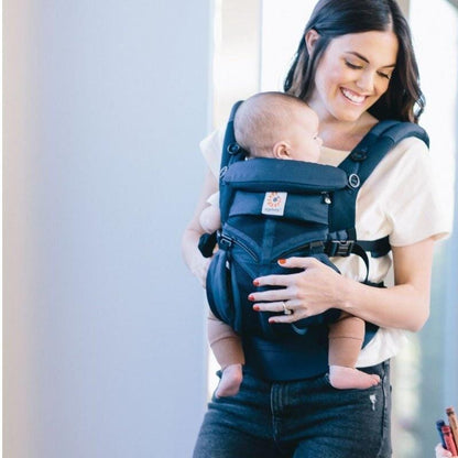Porte Bébé - BreathBabyBag™ - Bleu Marine - Juste pour Bébé