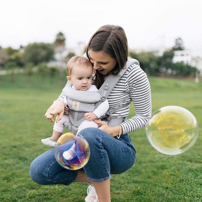 Porte Bébé - BreathBabyBag™ - Gris - Juste pour Bébé