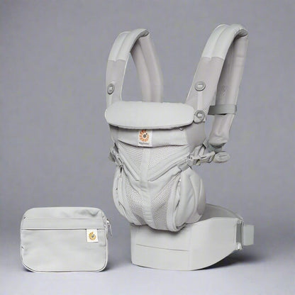 Porte Bébé - BreathBabyBag™ - Gris - Juste pour Bébé