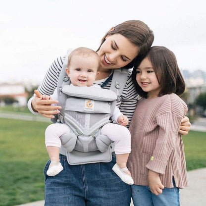 Porte Bébé - BreathBabyBag™ - Gris - Juste pour Bébé