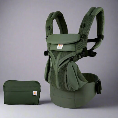 Porte Bébé - BreathBabyBag™ - Vert Olive - Juste pour Bébé