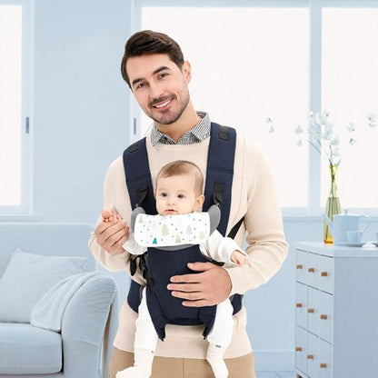 Porte bébé devant papa bebe