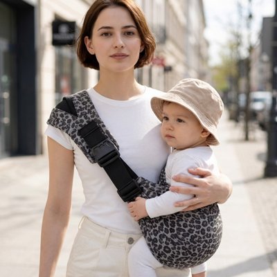 Porte bebe gris maman bebe