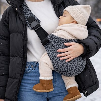 Porte bebe gris maman bebe