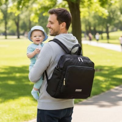 Sac a dos a langer noir papa