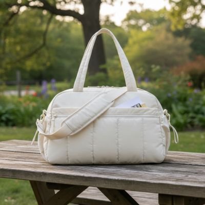 Sac a langer beige table pic nique
