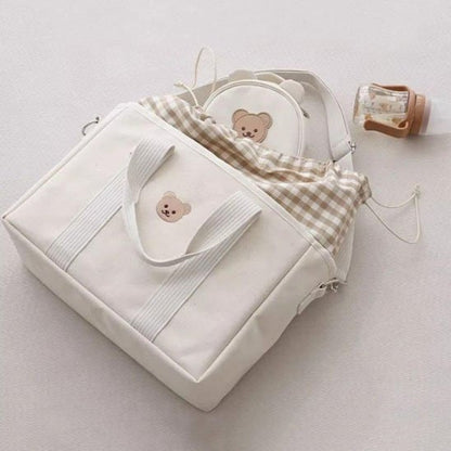 Sac à langer beige