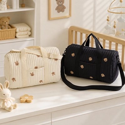 Sac a langer lapin et l'autre ourson noir