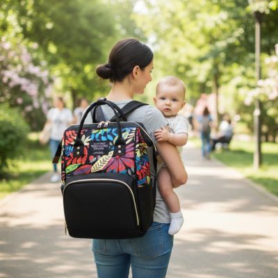 sac a langer noir maman bebe