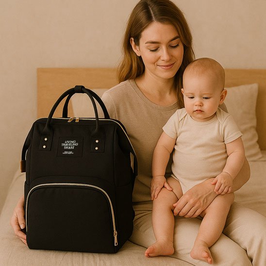 Sac à langer noir