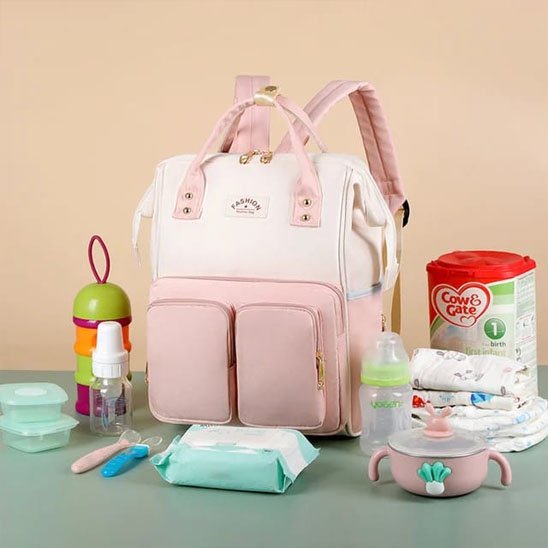 Sac a langer rose